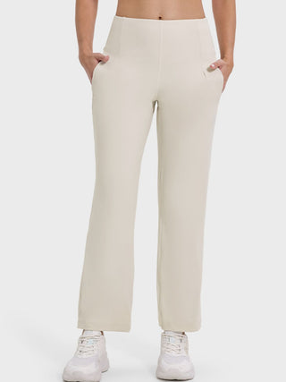 Millennia Pocketed High Waist Active Pants Trendsi