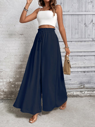 Tied High Waist Wide Leg Pants Divacious