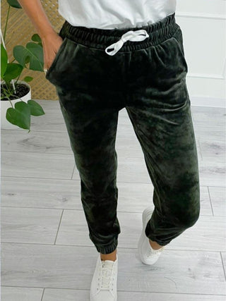 Wide Waistband Drawstring Cropped Joggers Divacious