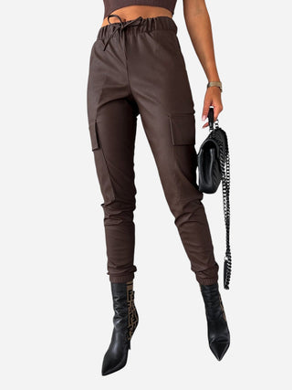 Drawstring Pants with Pockets Divacious