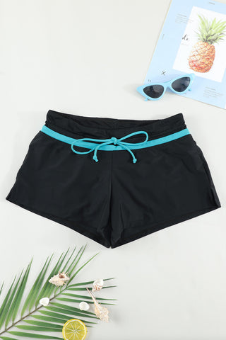 Full Size Drawstring Swim Shorts Divacious