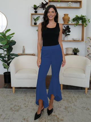 High-Low Bootcut Pants Divacious