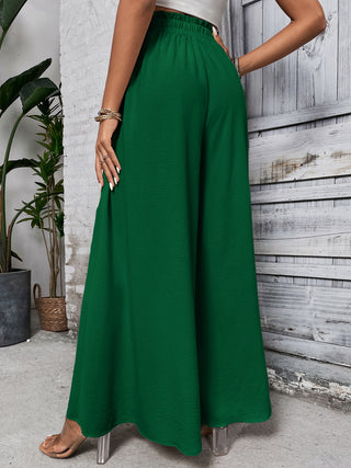 Tied High Waist Wide Leg Pants Divacious