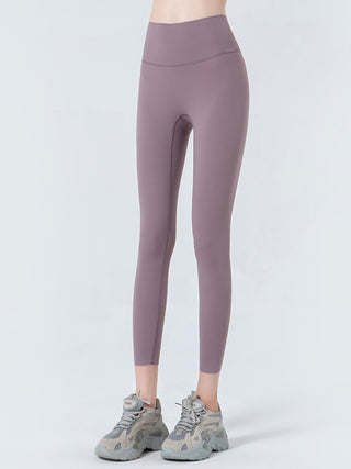 Wide Waistband Cropped Sports Leggings Trendsi