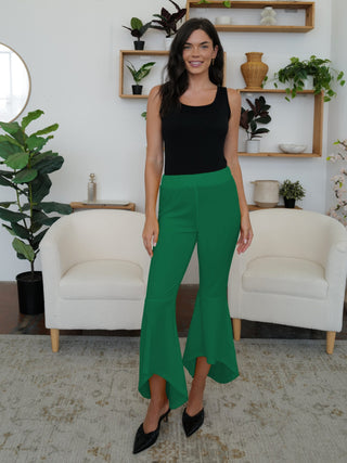 High-Low Bootcut Pants Divacious