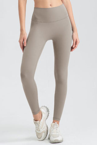 Wide Waistband Sport Leggings Trendsi