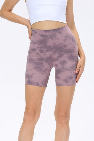 Wide Waistband Sports Shorts Divacious