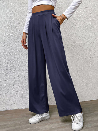 High Waist Straight Pants Divacious