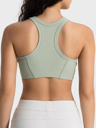 Millennia Wide Strap Cropped Sport Tank Trendsi