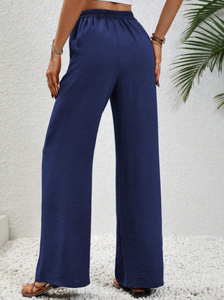 Wide Leg Drawstring Pants Divacious