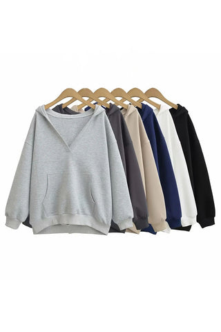 Air Scuba Kangaroo Pocket Long Sleeve Hoodie - Divacious