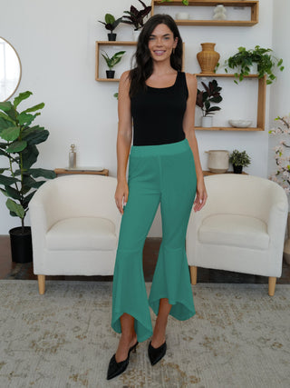 High-Low Bootcut Pants Divacious