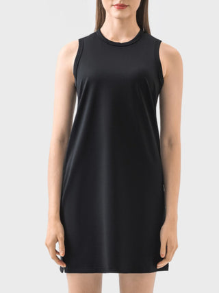 Millennia Round Neck Sleeveless Active Dress Trendsi