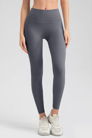 Wide Waistband Sport Leggings Trendsi