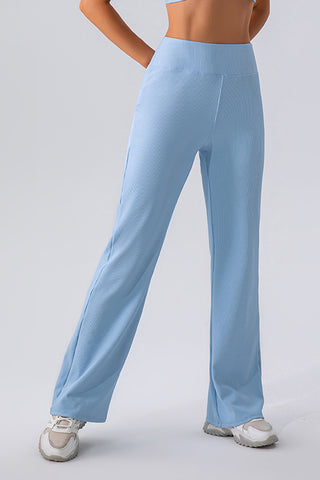 High Waist Straight Active Pants Trendsi