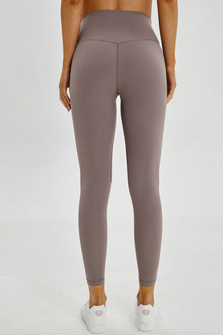 Millennia Wide Seamless Band Waist Sports Leggings Trendsi