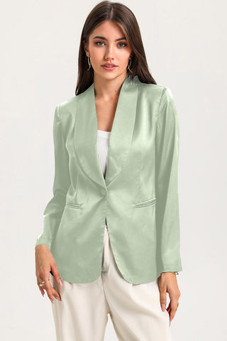 Long Sleeve Shawl Collar Blazer Divacious