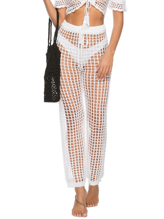 Cutout High Waist Swim Pants Divacious