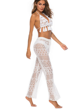 Cutout Straight Swim Pants Divacious