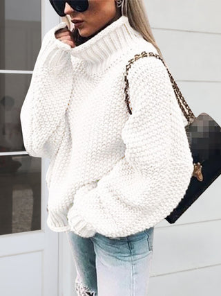 Turtleneck Long Sleeve Sweater Divacious