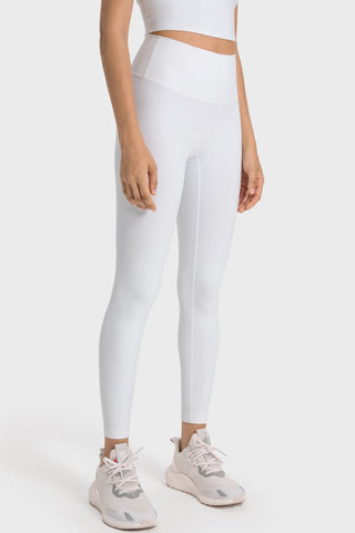 Millennia High-Rise Wide Waistband Yoga Leggings Trendsi