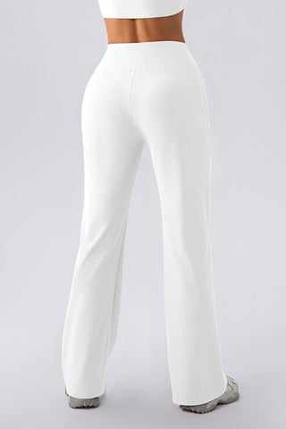 High Waist Straight Active Pants Trendsi