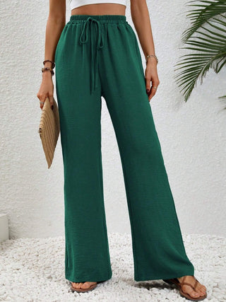 Wide Leg Drawstring Pants Divacious