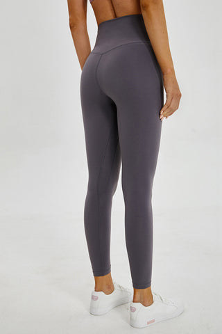 Millennia Wide Seamless Band Waist Sports Leggings Trendsi