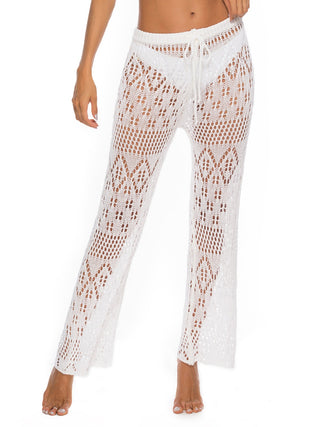 Cutout Straight Swim Pants Divacious