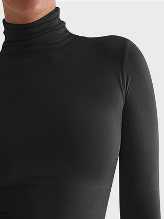 Turtleneck Long Sleeve T-Shirt Divacious