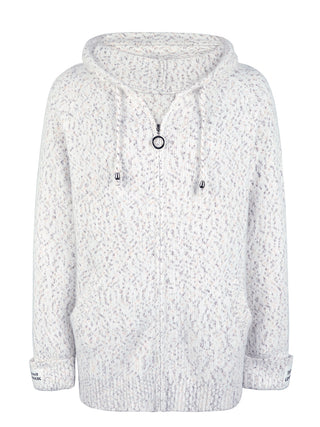 Zip-Up Hooded Sweater Divacious