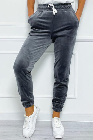 Wide Waistband Drawstring Cropped Joggers Divacious