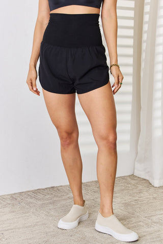 Full Size High Waist Tummy Control Shorts Divacious