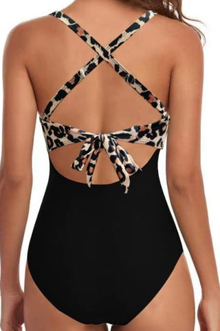 Tied Crisscross Cutout One-Piece Swimwear Divacious