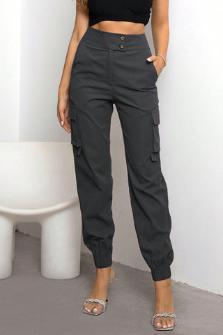 High Waist Cargo Pants Divacious