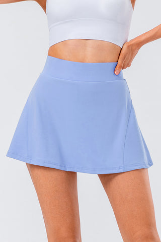 High Waist Pleated Active Skirt Divacious