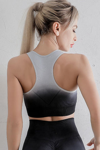 Gradient Sports Bra and Leggings Set Trendsi