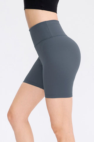 Wide Waistband Sports Shorts Divacious