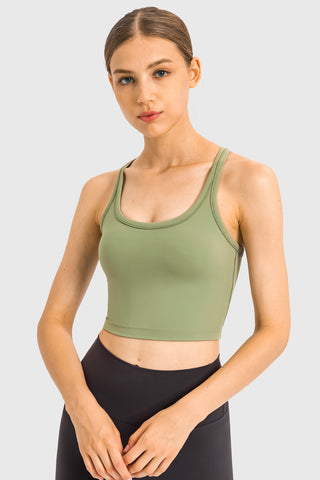 Millennia Racerback Sports Bra Trendsi