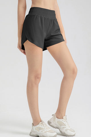 Elastic Waist Active Shorts Trendsi