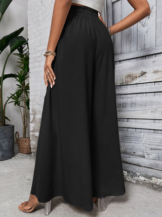 Tied High Waist Wide Leg Pants Divacious