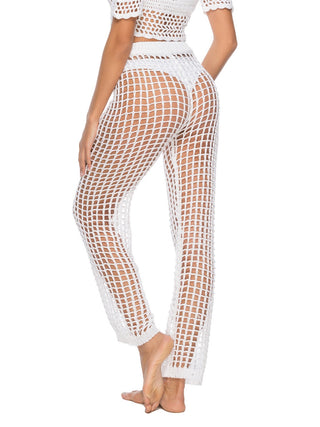 Cutout High Waist Swim Pants Divacious