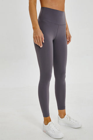 Millennia Wide Seamless Band Waist Sports Leggings Trendsi