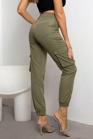 High Waist Cargo Pants Divacious