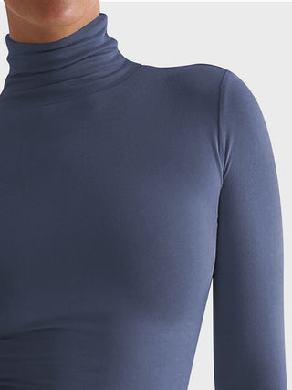 Turtleneck Long Sleeve T-Shirt Divacious