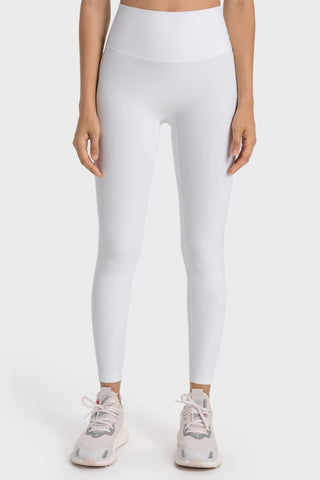 Millennia High-Rise Wide Waistband Yoga Leggings Trendsi