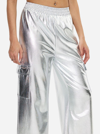 Elastic Waist Wide Leg Pants Divacious