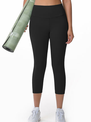 Wide Waistband Active Leggings Trendsi