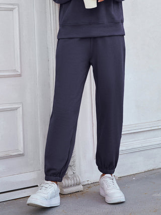 Elastic Waist Joggers with Pockets Divacious