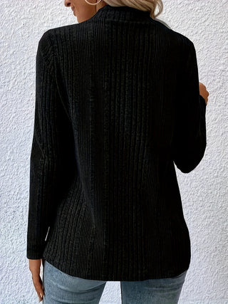 Open Front Long Sleeve Cardigan Divacious